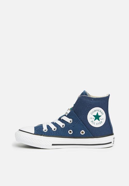 Converse - Chuck Taylor All Star Pull-Zip Hi - navy/royal emerald/white
