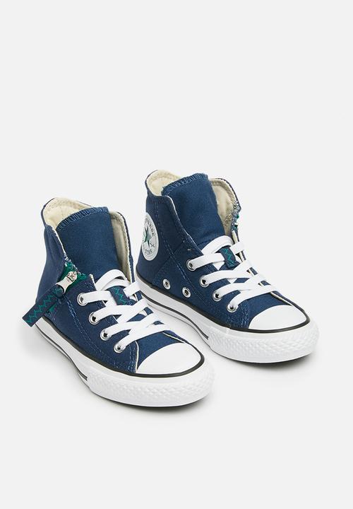 Converse - Chuck Taylor All Star Pull-Zip Hi - navy/royal emerald/white