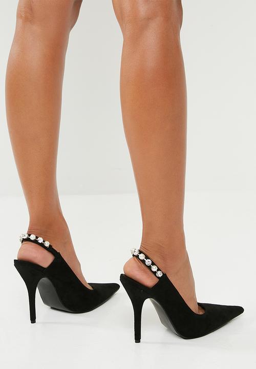 Superbalist - Viola jewelled strap heel - black