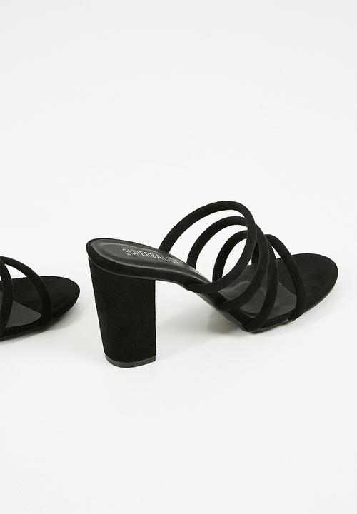 Superbalist - Mila strap mule - black