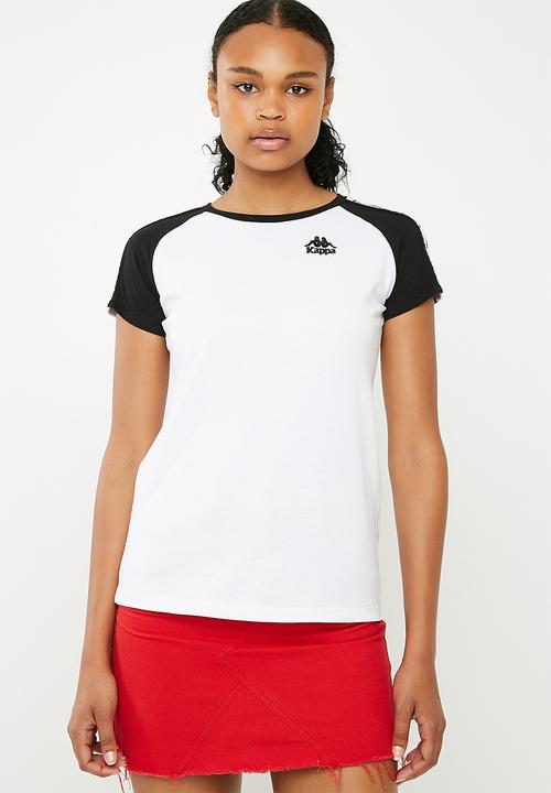 KAPPA - Authentic T-shirt - white & black