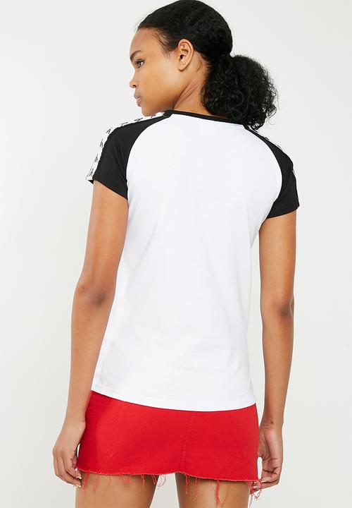 KAPPA - Authentic T-shirt - white & black
