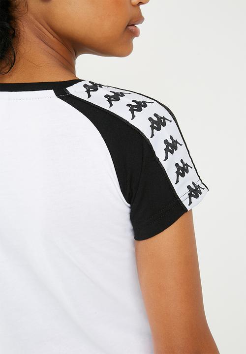KAPPA - Authentic T-shirt - white & black