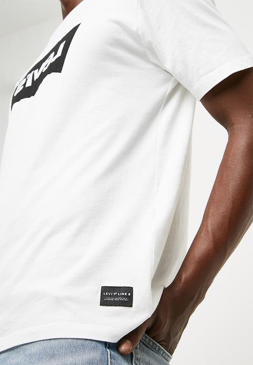 Levi’s® - L8 printed tee - white - black