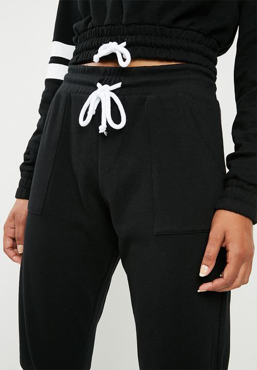 Superbalist - Striped jogger pants - black