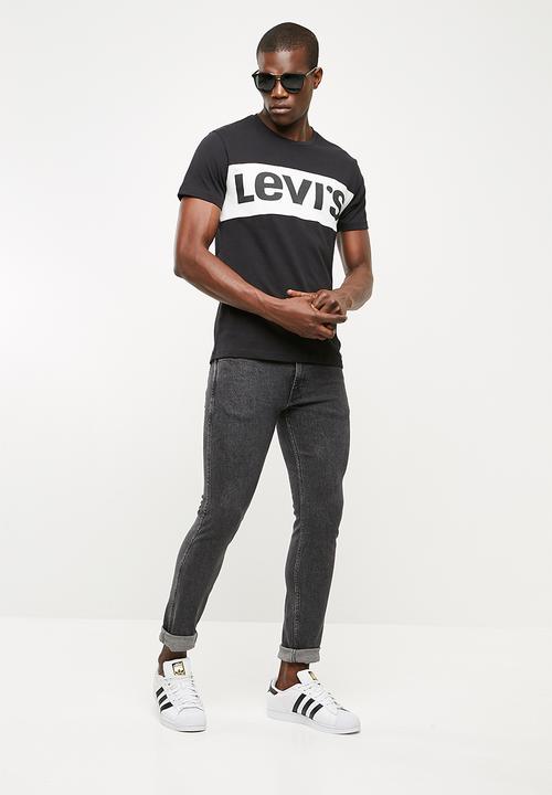 Levi’s® - Classic colourblock tee - black