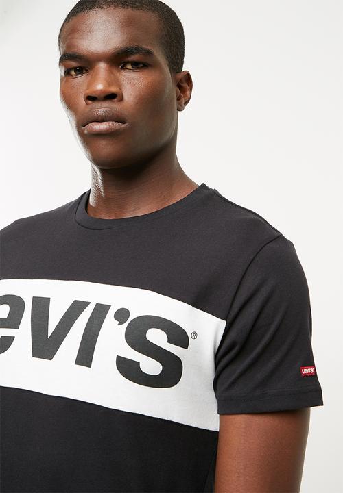 Levi’s® - Classic colourblock tee - black