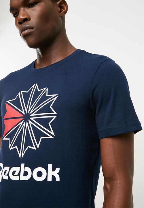 Reebok Classic - Foundation graphic tee - navy