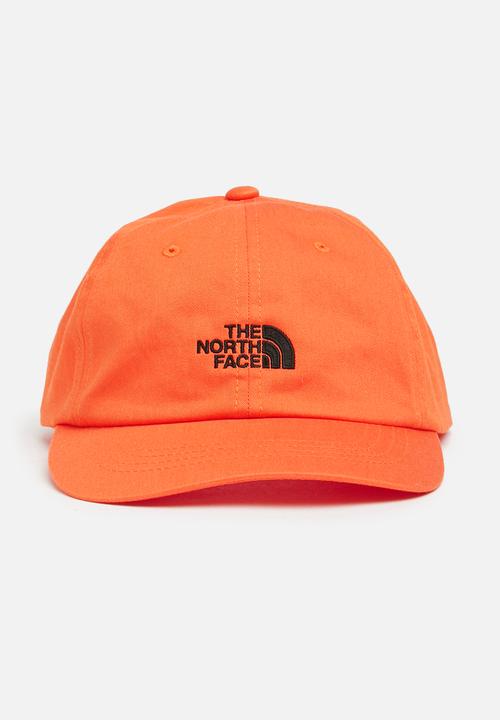north face cap orange
