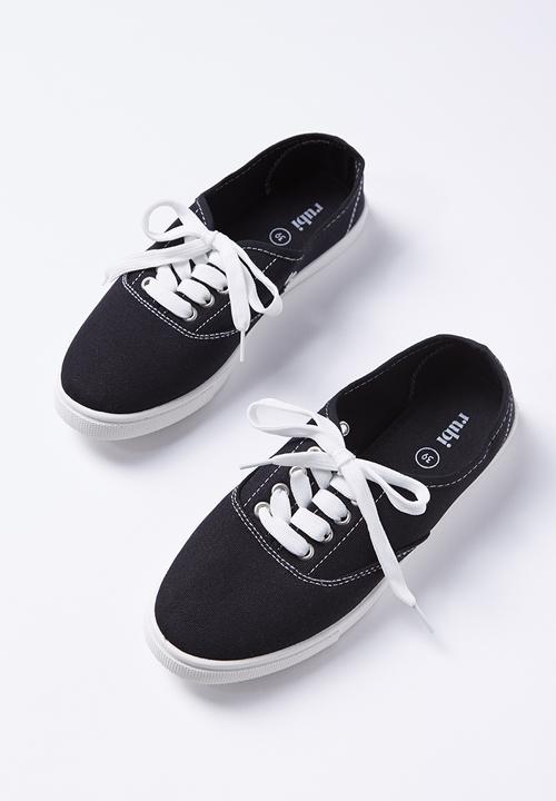 Cotton On - Juno plimsoll - black
