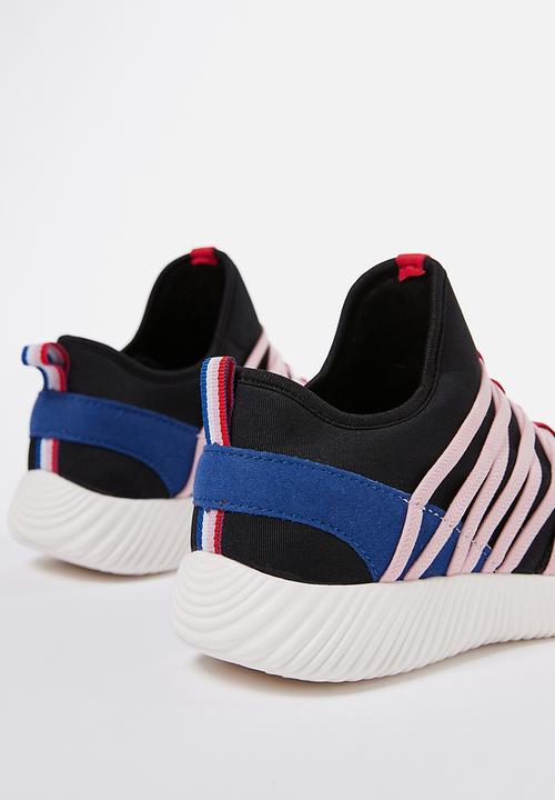 Cotton On - Faith sock trainer - black & pink