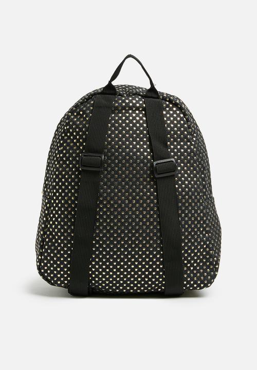 JanSport - Half pint backpack - black & gold 