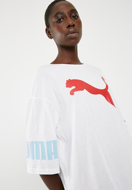 PUMA - Modern sport logo tee - white 