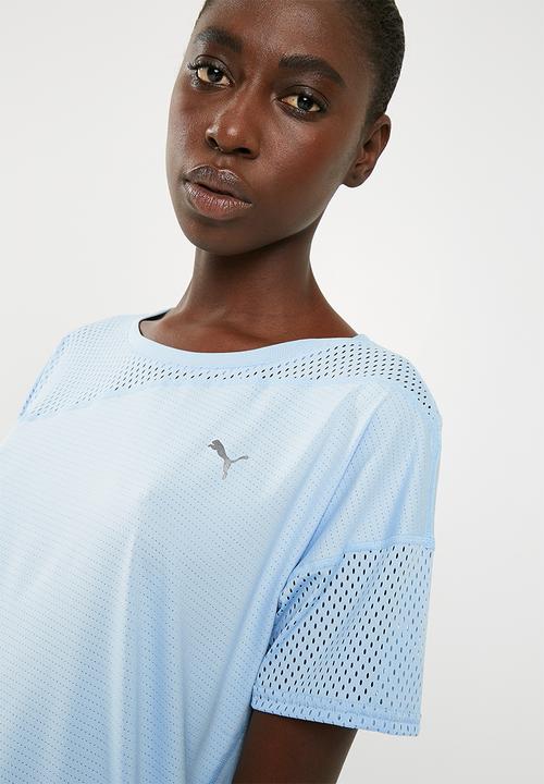 PUMA - A.C.E. mesh blocked tee - blue