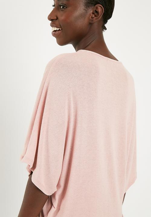 Superbalist - Cut & sew scarf top - pink 