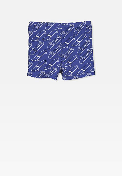 Cotton On - Billy boyleg swim trunk - blue