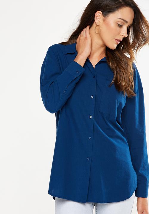 Cotton On - Monique summer shirt - navy