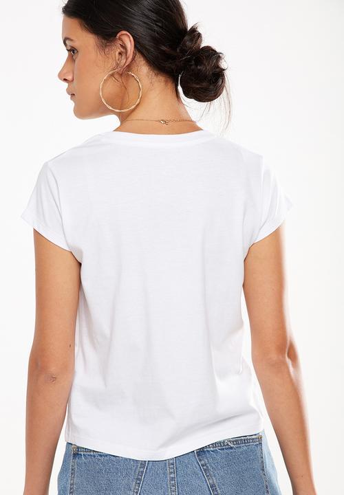 Cotton On - Tbar friends summer graphic tee - white