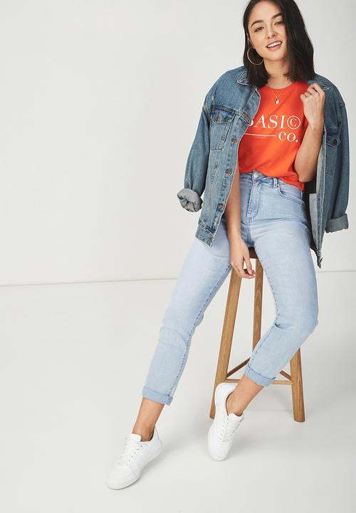 Cotton On - Tbar friends summer  graphic tee - orange