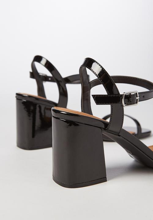 Cotton On - Billy thin strap heel - black