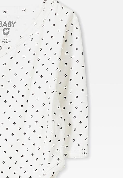 Cotton On - Wrap bubbysuit - white