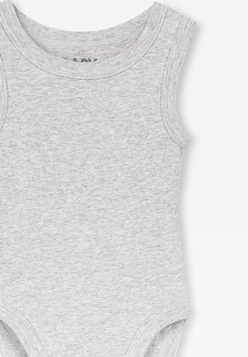 Cotton On - Singlet bubbysuit - light grey 