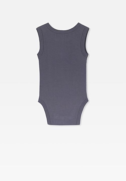 Cotton On - Singlet bubbysuit - indian ink