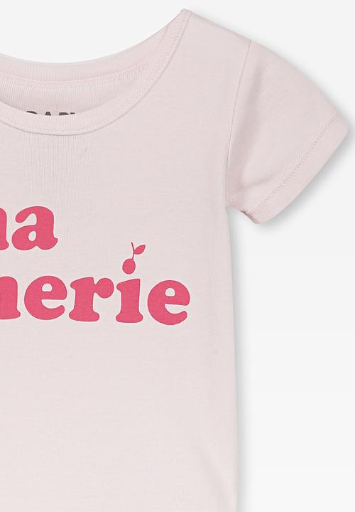 Cotton On - Short sleeve bubbysuit - pink