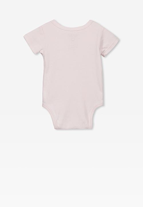 Cotton On - Short sleeve bubbysuit - pink