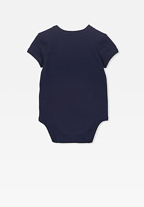 Cotton On - Mini short sleeve bubbysuit - navy