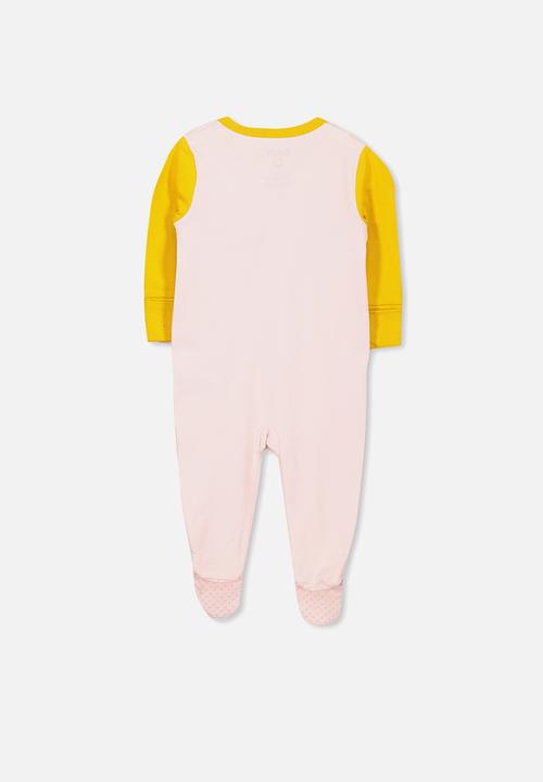 Cotton On - Mini zip through romper - light pink