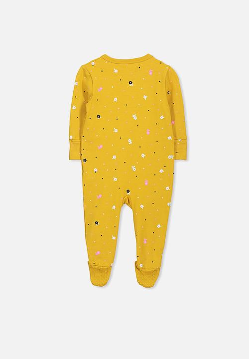 Cotton On - Mini zip through romper - yellow