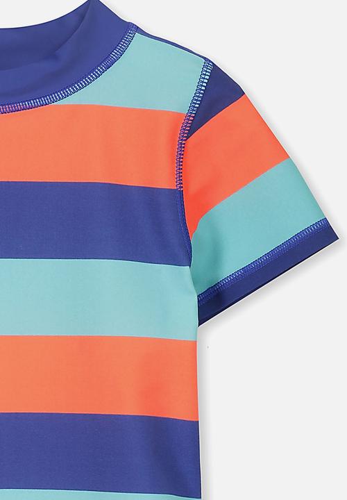 Cotton On - Finley short sleeve rash vest - multi