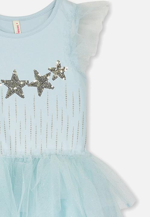 Cotton On - Iris tulle dress - blue