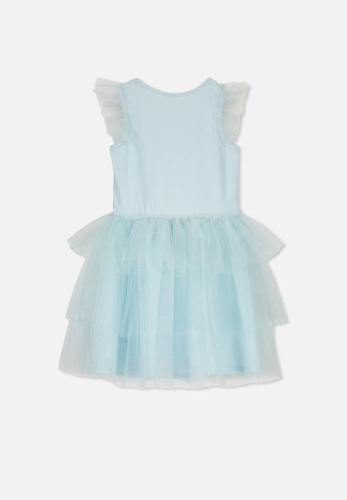 Cotton On - Iris tulle dress - blue