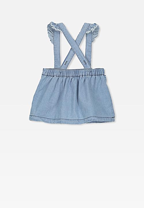 Cotton On - Brittany pinafore dress - blue