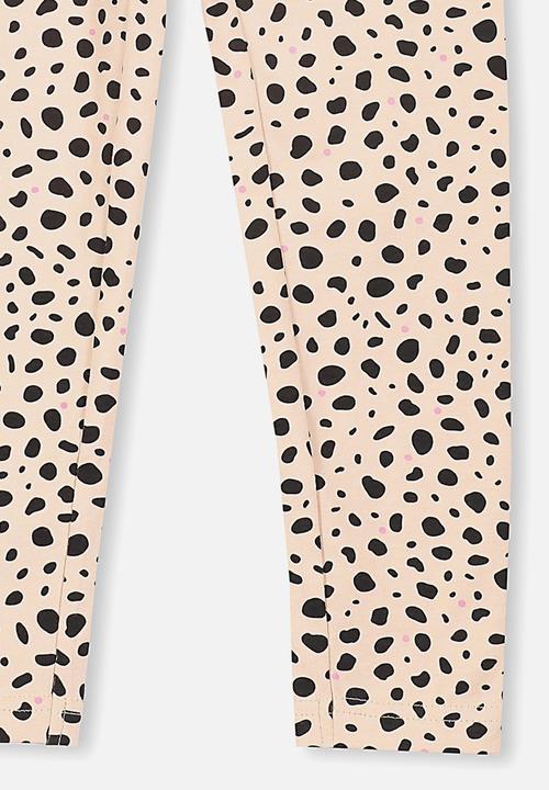 Cotton On - Huggie tights - pink & black