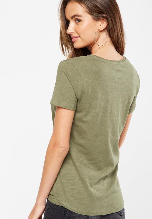 Cotton On - The summer crew T-shirt - green