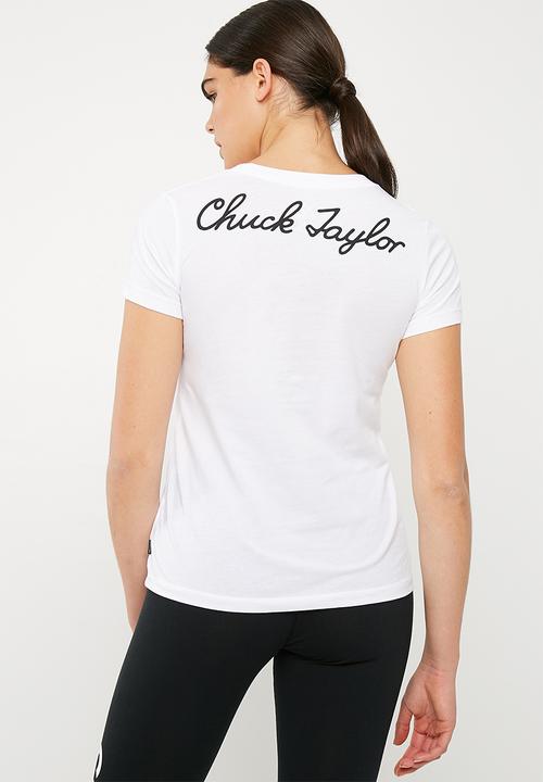 Converse - Chuck patch crew tee - white