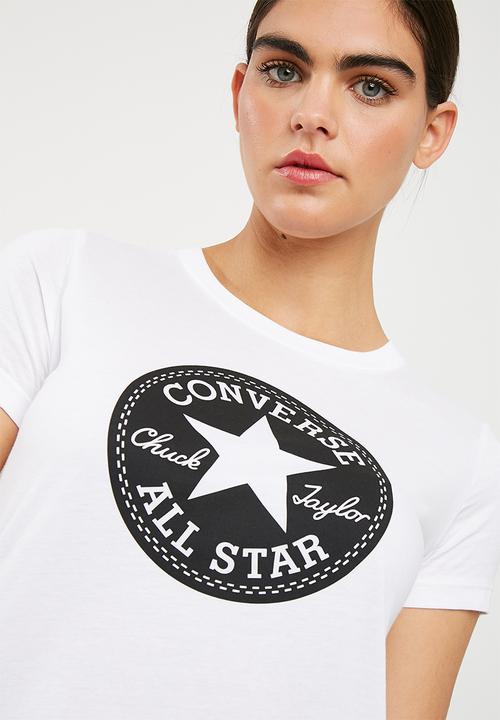 Converse - Chuck patch crew tee - white