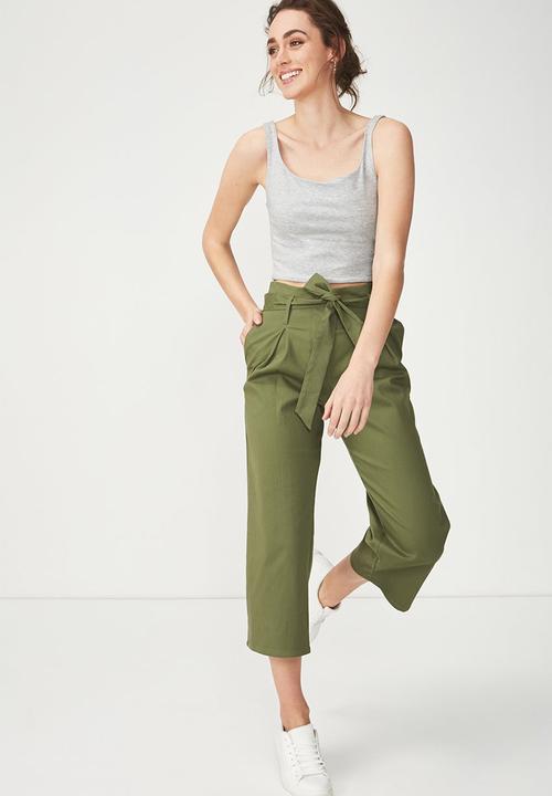 Cotton On - Everyday summer crop tank - grey 