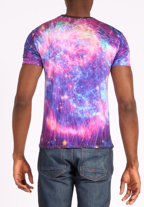 Mr Gugu & Ms Go - Unisex Fireworks T-Shirt – Multi