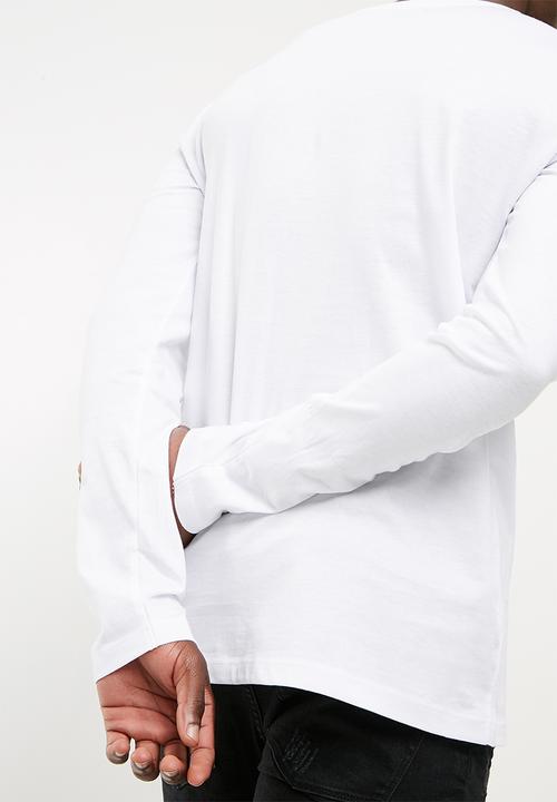 basicthread - Printed crew neck tee - white 