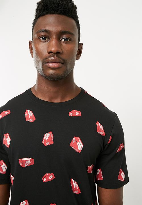 Nike - NSW tee  - black & red