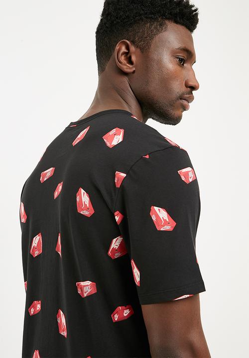 Nike - NSW tee  - black & red