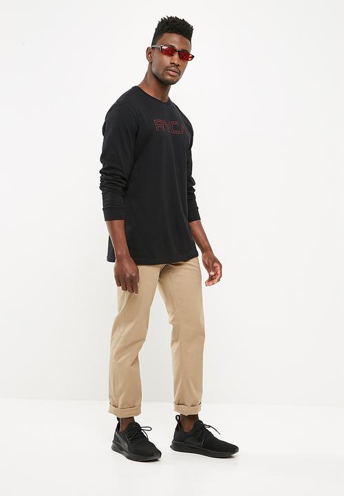 RVCA - Pinner long sleeve T-shirt - black