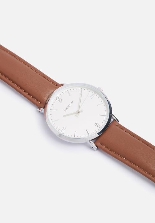Superbalist - Jay leather watch - brown