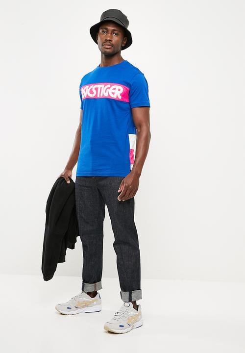 Asics Tiger - CB border tee - blue