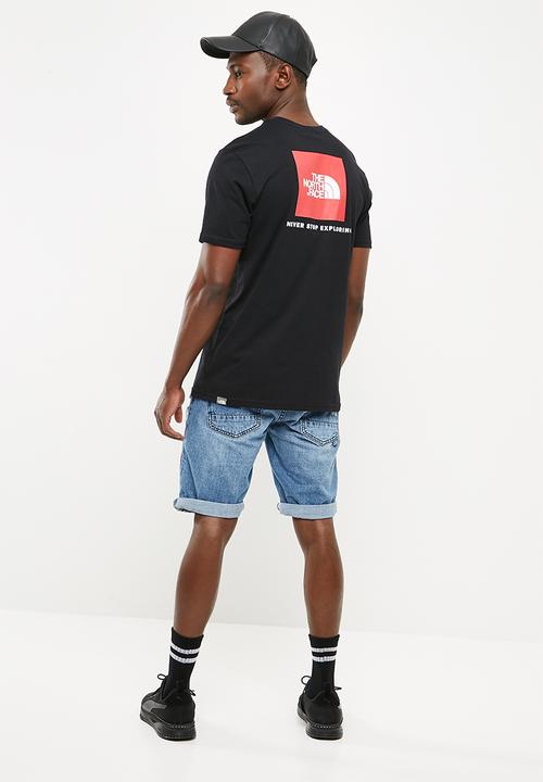 The North Face - Red box tee - black 