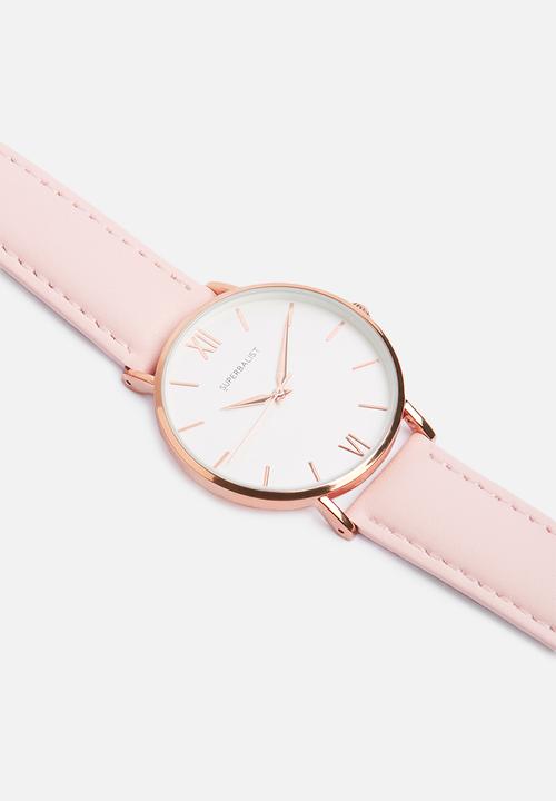 Superbalist - Lucy leather watch - pink